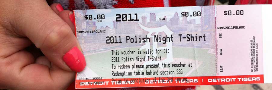 2011 Polish Night Comerica Park Tigers Game 2011 Polish Night Comerica Park Tigers Game