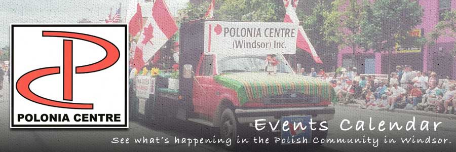 Polonia Windsor Events Calendar Homepage Banner