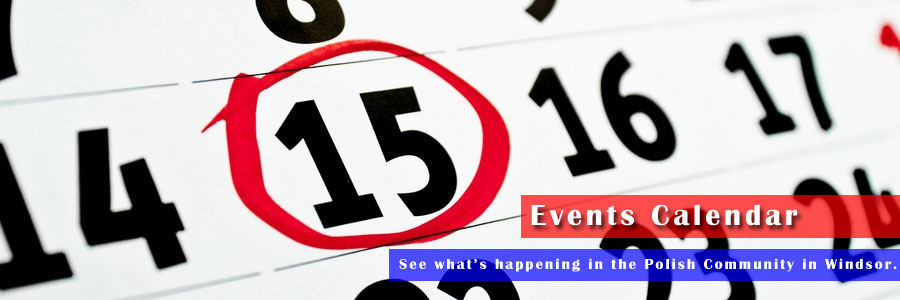 Polonia Windsor Events Calendar Homepage Banner