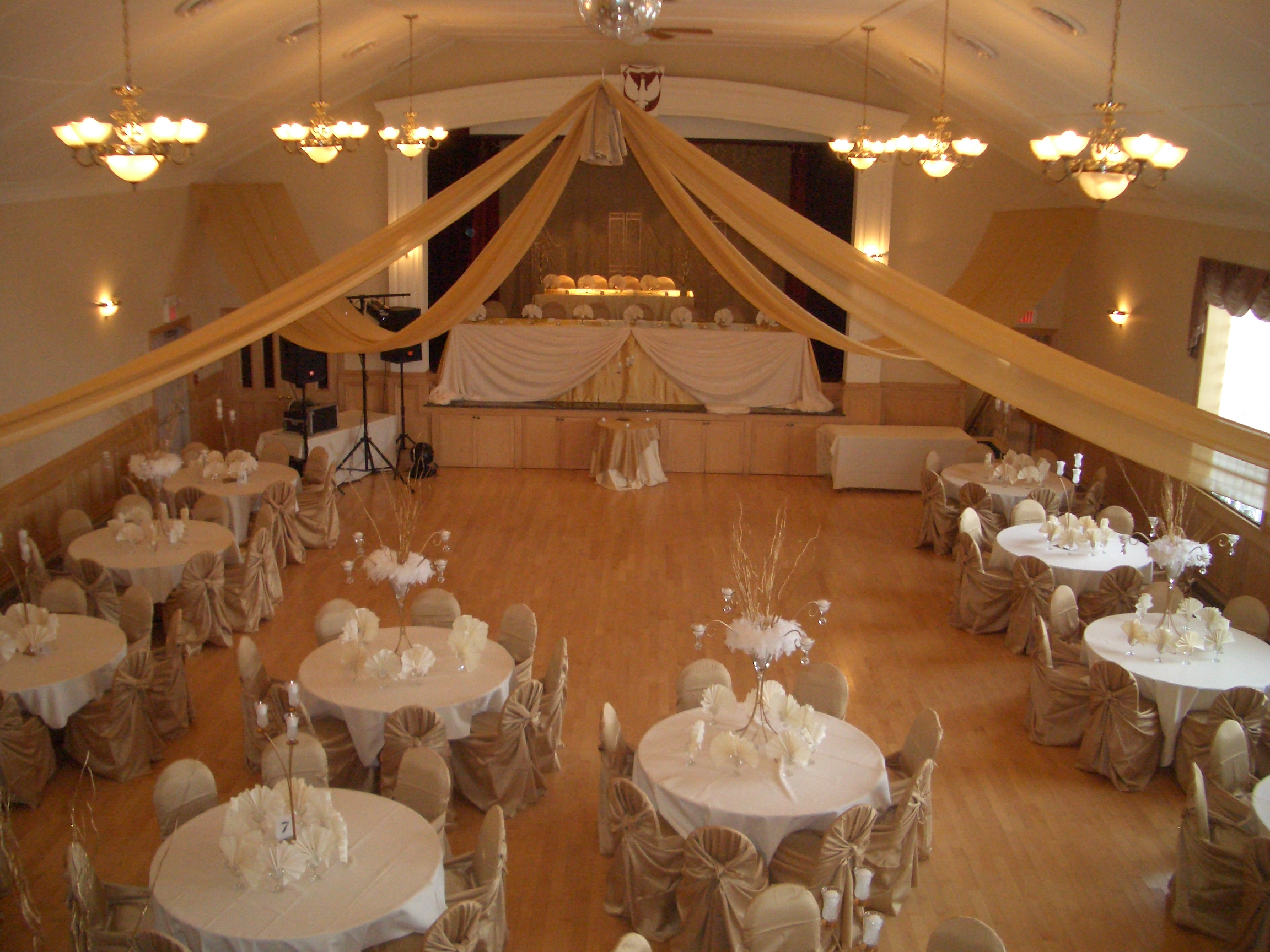 Decorated Reception Halls Wedding